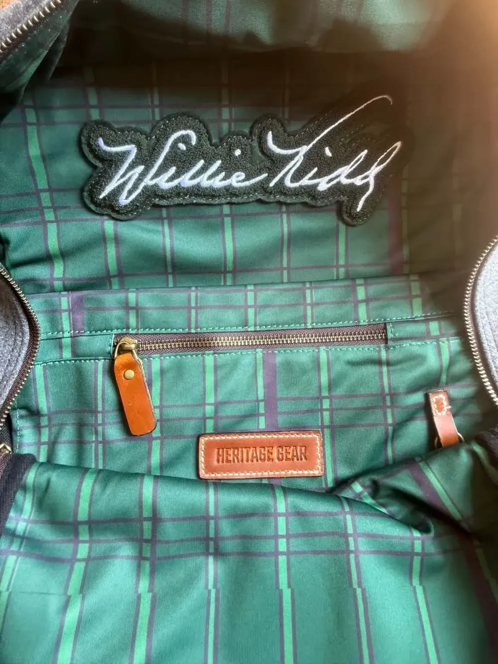 Heritage Gear Wool Backpack with Willie Kidd Bagpiper Patch